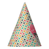 ZivaPigのヴィンテージの点のパーティーの帽子 パーティーハット (左)