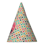ZivaPigのヴィンテージの点のパーティーの帽子 パーティーハット (右)