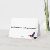 ZJ – 母の日のカードでアヒル カード (裏面)