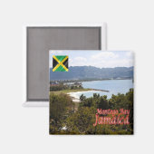 zJM010 JAMAICA, Montego Bay，アメリカ，冷蔵庫 マグネット (正面/裏面)