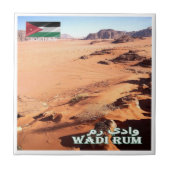 zJO017 desert WADI RUM，ヨルダン，アジア， タイル (正面)