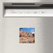 zJO019 PETRA一般ビュー，ヨルダン，アジア，冷蔵庫 マグネット (インサイチュ (食洗機))