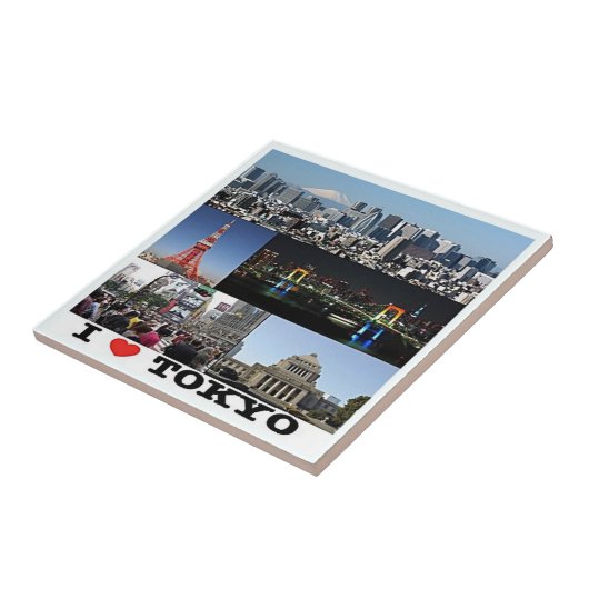 zJP003 i love TOKYO，日本，アジア， タイル (側面)