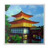zJP015 Kyoto KINKAU, Golden Pavrillion, タイル (正面)