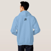 zkのフード付きスウェットシャツ パーカ (裏面フル)