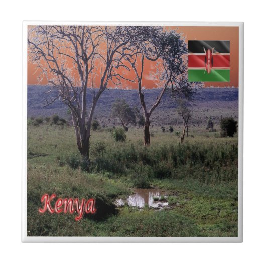 zKE003 KENYA, Panorama, Africa, タイル (正面)
