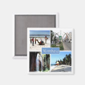 zKE030 MOMBASA，モザイク，ケニア，アフリカ，冷蔵庫 マグネット (正面/裏面)