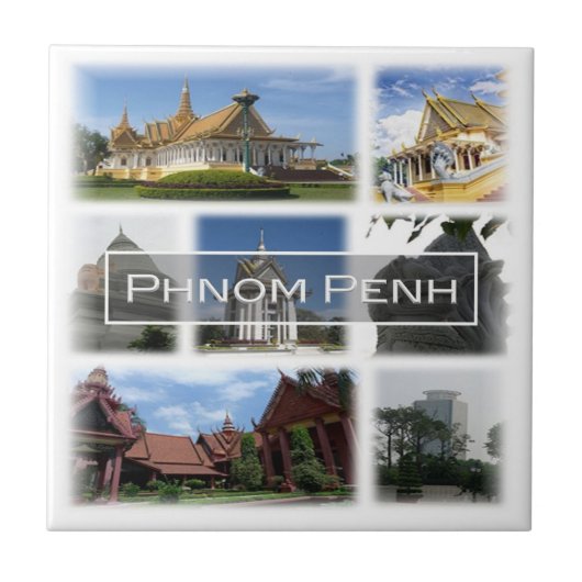 zKH004 PHNOM PENH,カンボジア,アジア, タイル (正面)