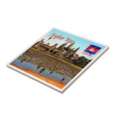 zKH005 ANGKOR WAT、カンボジア、アジア、 タイル (側面)