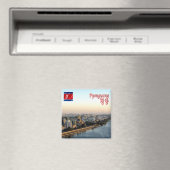 zKP006台東川平壌北朝鮮冷蔵庫 マグネット (インサイチュ (食洗機))