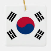 zKR001韓国FLAG韓国， セラミックオーナメント (正面)