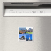 zKR003 SEOUL，韓国ROK，アジア，冷蔵庫 マグネット (インサイチュ (食洗機))