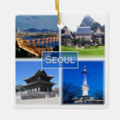 zKR003 SEOUL, South Korea ROK,アジア, セラミックオーナメント (正面)