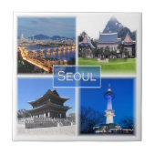 zKR003 SEOUL, South Korea ROK，アジア， タイル (正面)