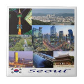 zKR008 SEOULモザイク，韓国，アジア， タイル (正面)