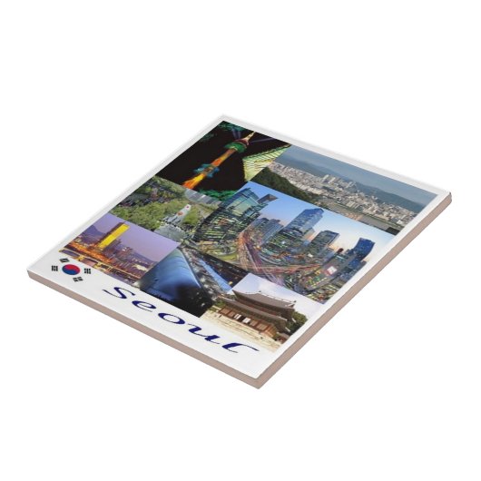 zKR008 SEOULモザイク，韓国，アジア， タイル (側面)