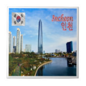 zKR010 INCHEON,韓国,アジア, タイル (正面)