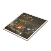 zKW006 AL KUWAIT，夜，アジア， タイル (側面)