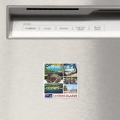 zKY002ケイマン諸島，モザイク，アメリカ，冷蔵庫 マグネット (インサイチュ (食洗機))