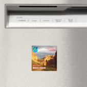 zKZ006 SHARYN CANYON,カザフスタン,アジア,冷蔵庫 マグネット (インサイチュ (食洗機))