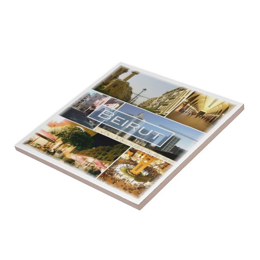 zLB003 BEIRUT、レバノン、アジア。 タイル (側面)