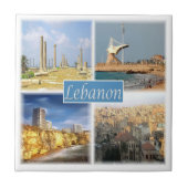 zLB005 LEBANON mosaic, Asia, タイル (正面)