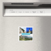 zLI003 VADUZ Liechtenstein、冷蔵庫 マグネット (インサイチュ (食洗機))