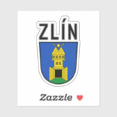 Zlín coat of arms, Czech Republic シール (シート)