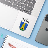 Zlín coat of arms, Czech Republic シール (ノートパソコンとiPhone)
