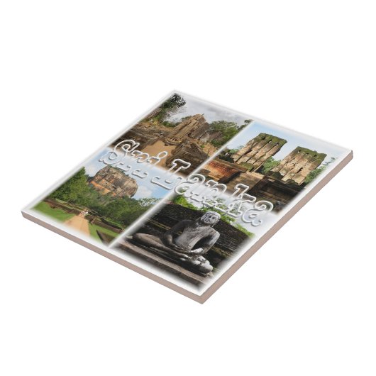 zLK006 SRI LANKAコラージュ、アジア、 タイル (側面)