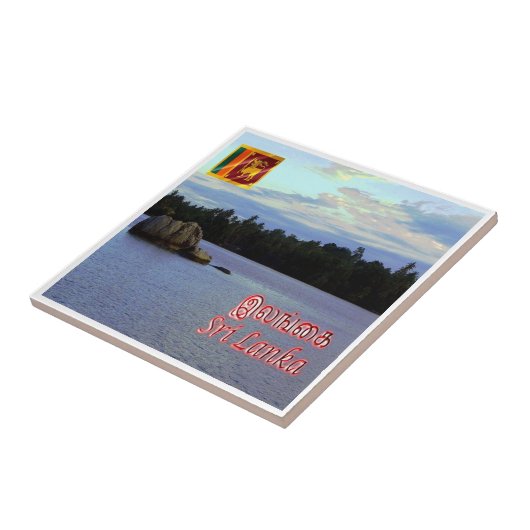 zLK011 Bentota river DHARGAスリランカ・アジア， タイル (側面)