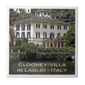 zLMD116 CLOONEY-VILLA Laglio Lake Como, タイル (正面)