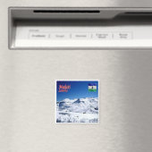 zLS007 MALUTI，雪，レソト，アフリカ，冷蔵庫 マグネット (インサイチュ (食洗機))