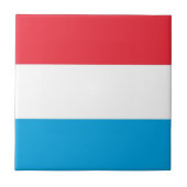 zLU001ルクセンブルク国旗， タイル (正面)