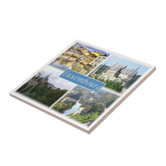 zLU003 LUXEMBOURG,ヨーロッパ, タイル (側面)