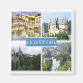 zLU003 LUXEMBOURG,冷蔵庫 マグネット (正面)