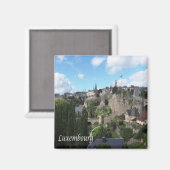 zLU005 LUXEMBOURG、冷蔵庫 マグネット (正面/裏面)