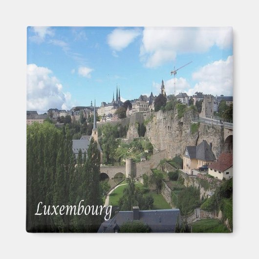 zLU005 LUXEMBOURG、冷蔵庫 マグネット (正面)