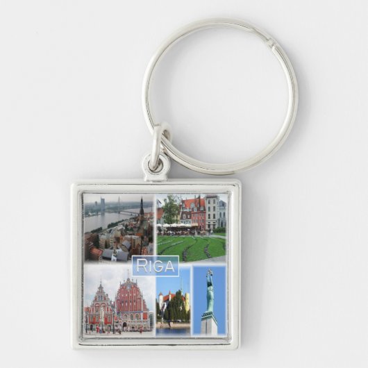 zLV003 RIGA, Latvijas, Republika Latvia, キーホルダー (正面)