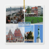 zLV003 RIGA, Latvijas, Republika Latvia, セラミックオーナメント (裏面)