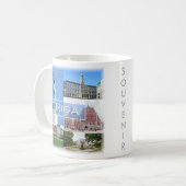zLV004 RIGA, Republika of Latvia,ヨーロッパ, コーヒーマグカップ (正面左)