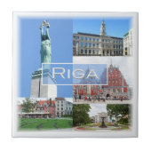 zLV004 RIGA, Republika of Latvia,ヨーロッパ, タイル (正面)