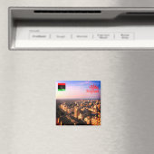 zLY006 BENGHAZI、リビア – ベンガジ、アフリカ、冷蔵庫 マグネット (インサイチュ (食洗機))