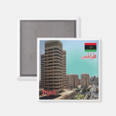 zLY015 TRIPOLI、リビア、アフリカ、冷蔵庫 マグネット (正面/裏面)
