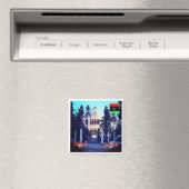 zLY026 TRIPOLI、ザパレス王室の、リビア、冷蔵庫 マグネット (インサイチュ (食洗機))