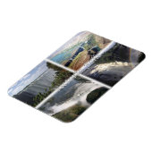 ZMジンバブエザンビア – ビクトリア滝- マグネット (左側)