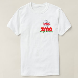 ZMAの沼沢地区域-わに背部 Tシャツ