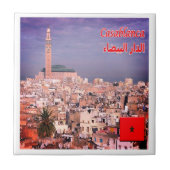 zMA005 CASABLANCA，モロッコ，アフリカ， タイル (正面)