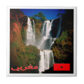 zMA006 MOROCCO, D'Ouzoud秋，アフリカ， タイル (正面)