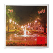zMA008 FEZ by Night,モロッコ,アフリカ, タイル (正面)